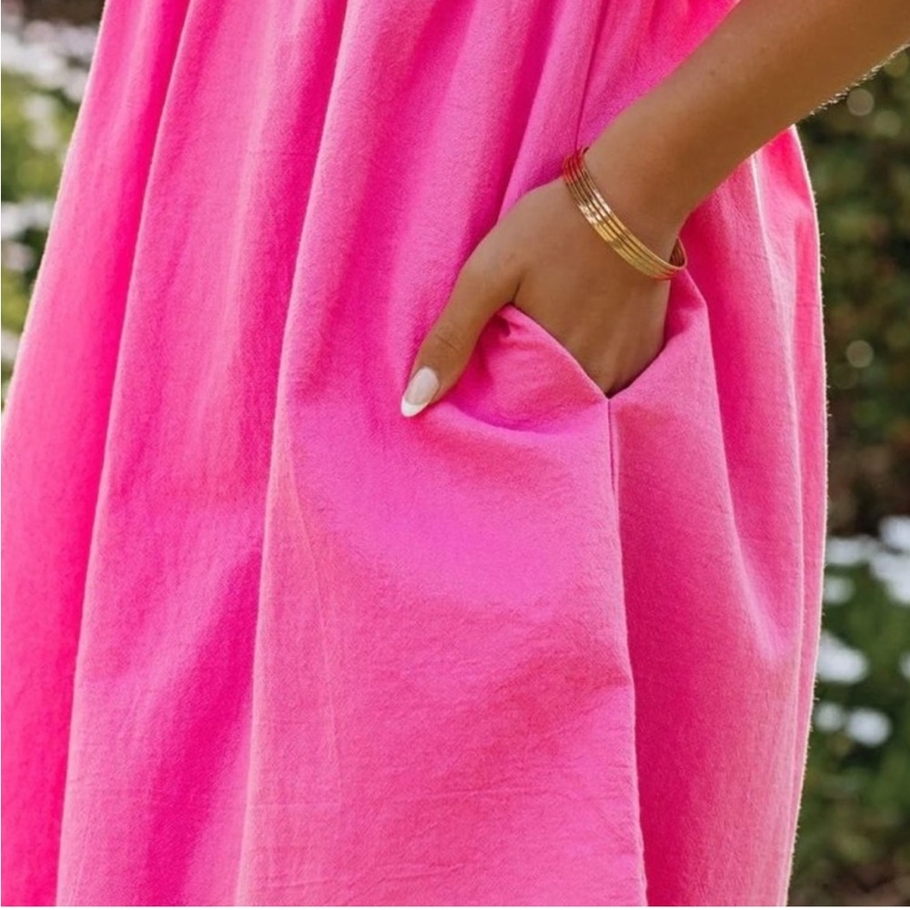 ⚜️ Vici Pink Off-the-Shoulder Dress - Picture 5 of 8
